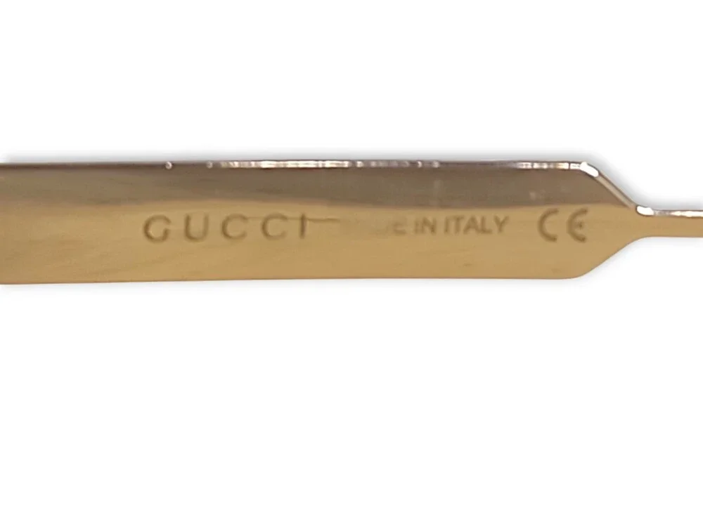 Gucci GG0281S-002 Havana Square Brown Lens Women's Acetate Sunglasses